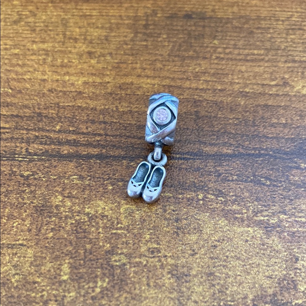 Pandora Jewelry RETIRED Ballet Slippers Charm DISCONTINUED